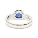 Load image into Gallery viewer, Natural Blue Sapphire Platinum Ring JL PT 1354
