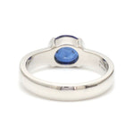 Load image into Gallery viewer, Natural Blue Sapphire Platinum Ring JL PT 1354
