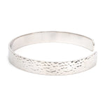 Load image into Gallery viewer, Open Hammered Platinum Kada for Men JL PTB 776-A
