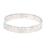 Load image into Gallery viewer, Open Hammered Platinum Kada for Men JL PTB 776-A
