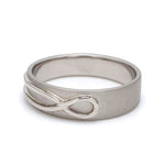 Load image into Gallery viewer, Plain Infinity Knot Platinum Love Bands SJ PTO 115 - Plain
