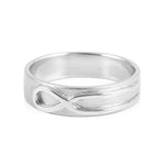 Load image into Gallery viewer, Plain Infinity Knot Platinum Love Bands SJ PTO 115 - Plain
