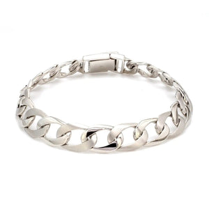 Plain Platinum Bracelet for Men JL PTB 613