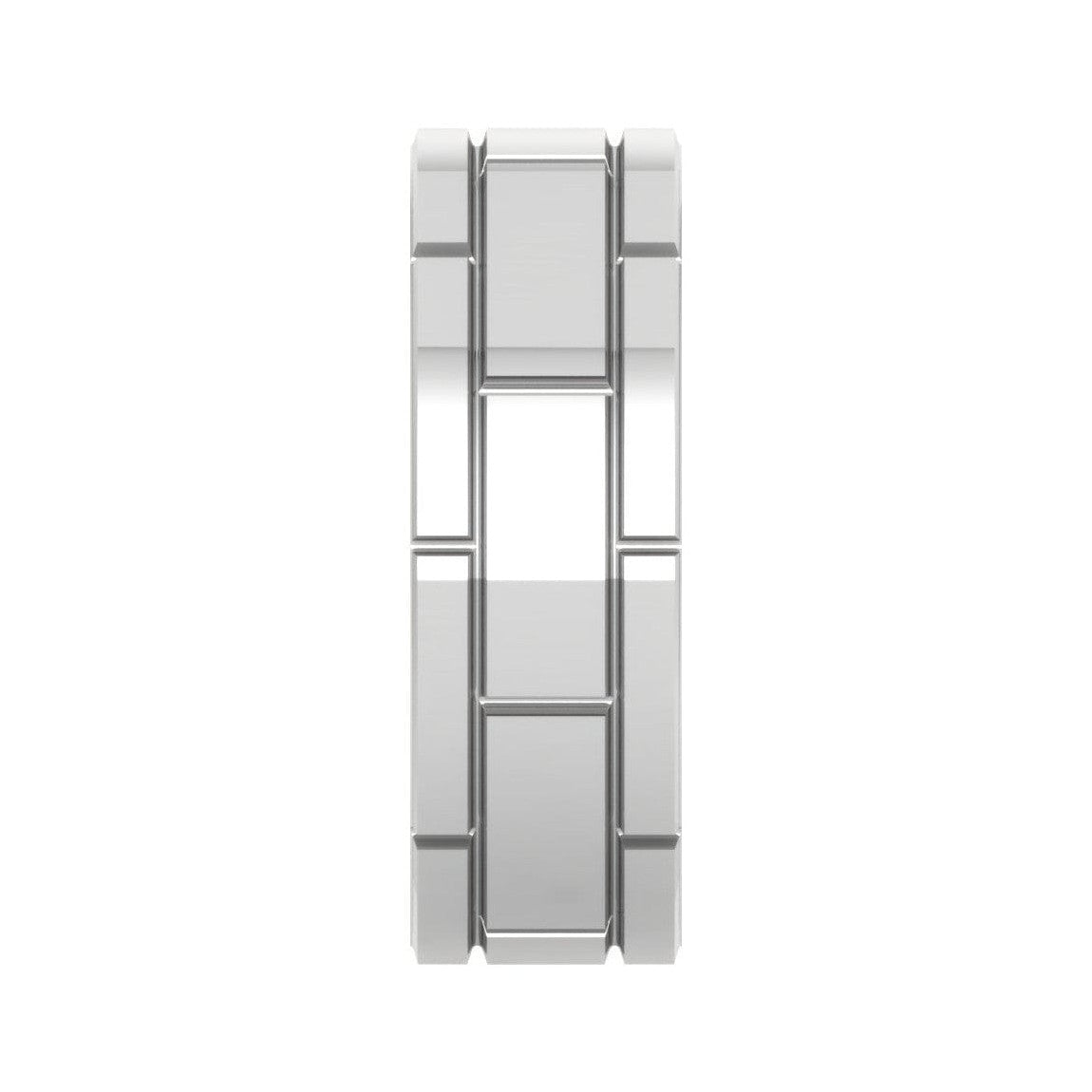 Plain Platinum Couple Ring JL PT MB 138