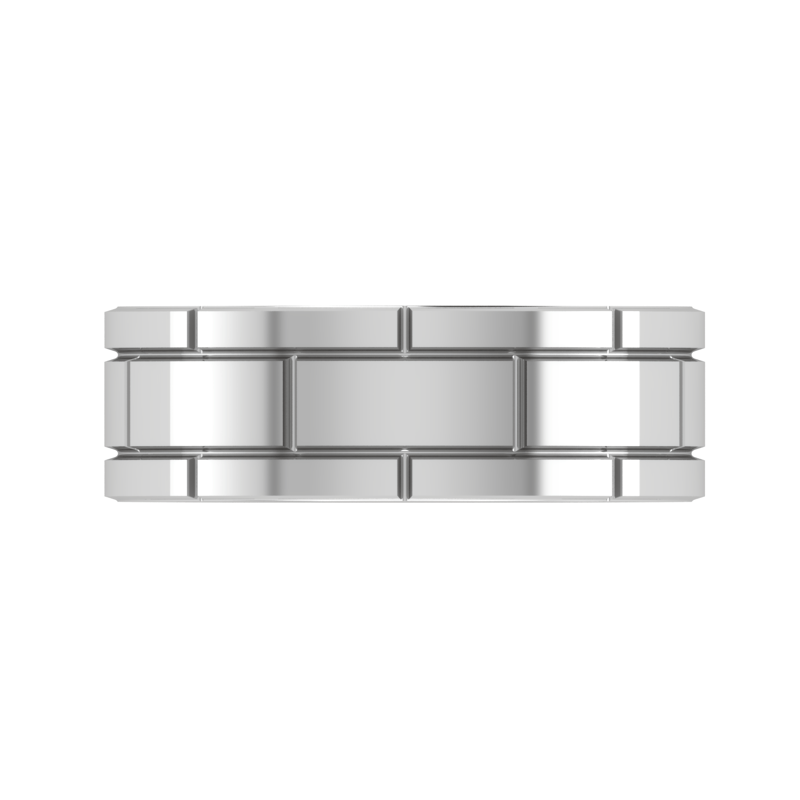 Plain Platinum Couple Ring JL PT MB 138
