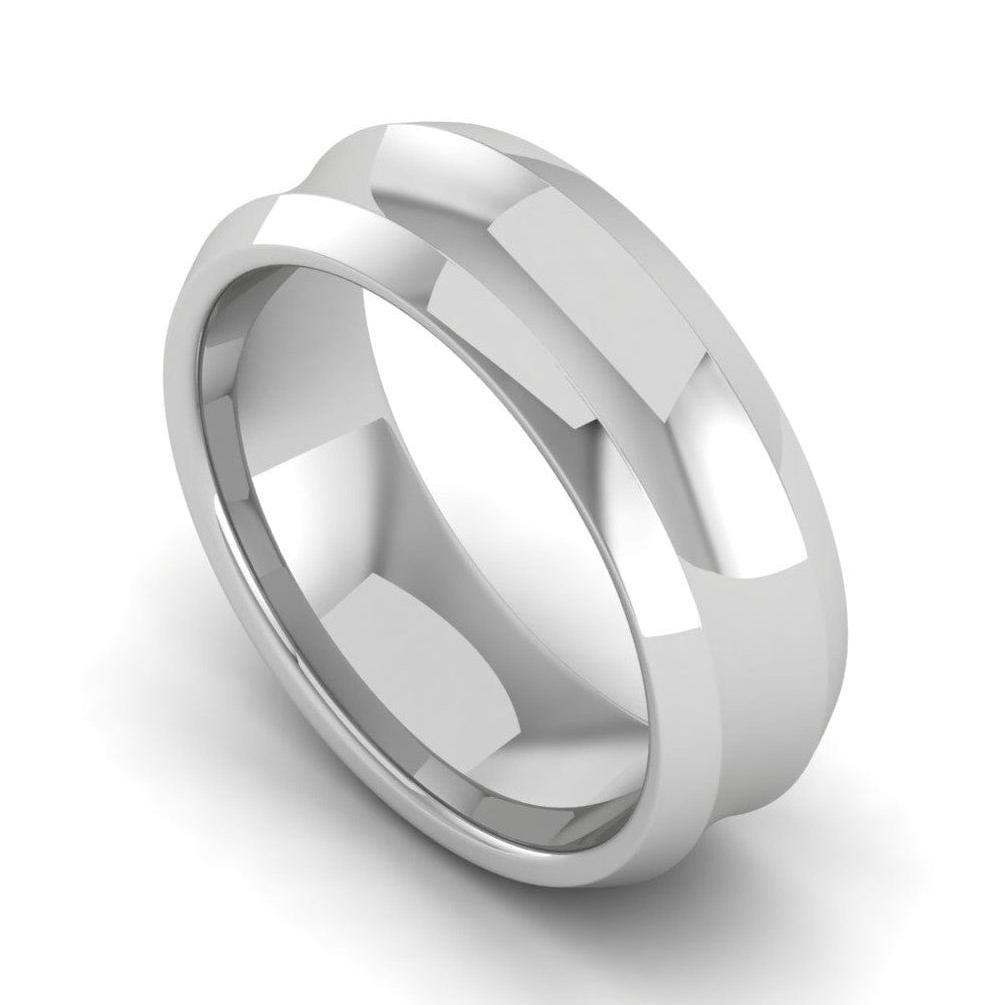 Plain Platinum Couple Ring JL PT MB RB 130