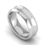 Load image into Gallery viewer, Plain Platinum Couple Ring JL PT MB RB 130
