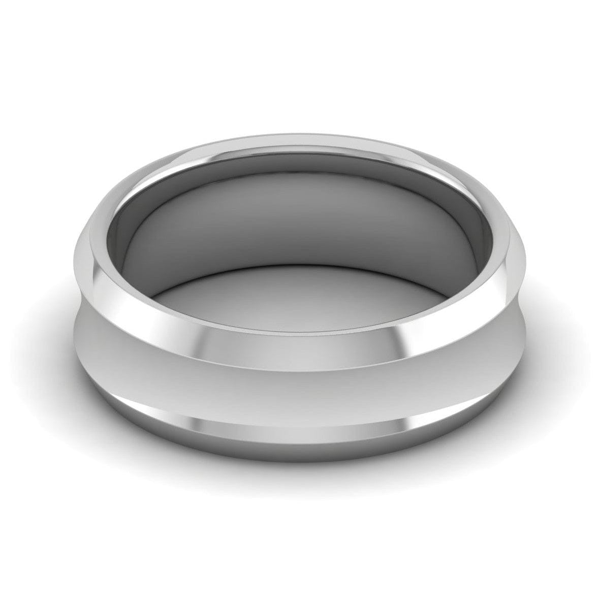 Plain Platinum Couple Ring JL PT MB RB 130