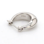 Load image into Gallery viewer, Plain Platinum Earring Bali for Men JL PT E 172
