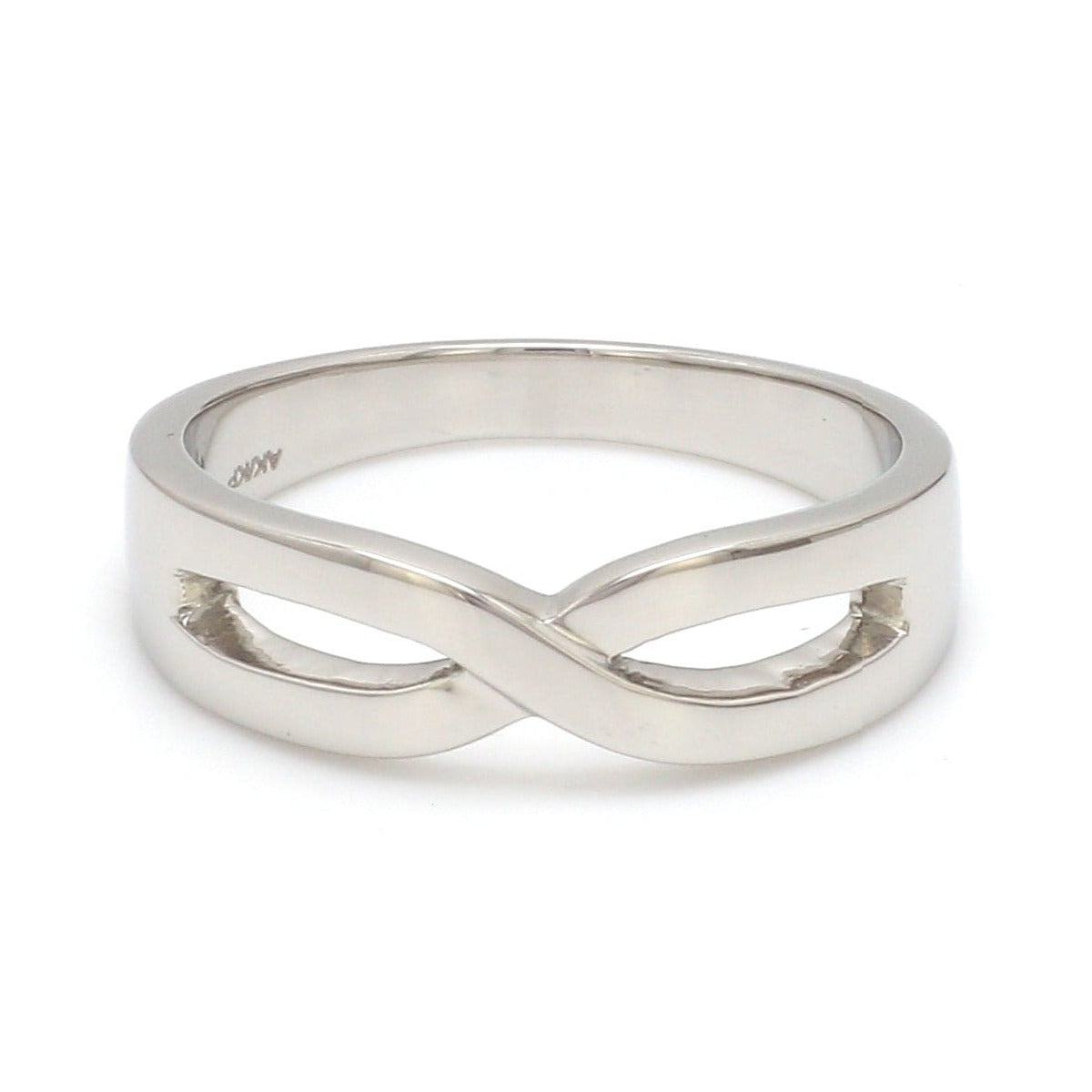 Plain Platinum Infinity Ring JL PT 911