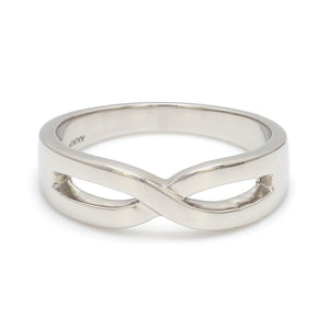 Plain Platinum Infinity Ring JL PT 911