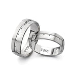 Load image into Gallery viewer, Plain Platinum Love Bands JL PT 132
