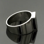Load image into Gallery viewer, Plain Platinum Ring for Men JL PT 1387

