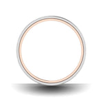 Load image into Gallery viewer, Platinum Band with Rose Gold Base &amp; Matte Finish JL PT 637
