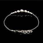 Load image into Gallery viewer, 5.8mm Platinum Bracelet with Shine Diamond Cut Balls JL PTB 1201
