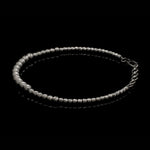 Load image into Gallery viewer, 4mm Platinum Bracelet with Shine Diamond Cut Balls JL PTB 1204
