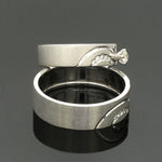 Load image into Gallery viewer, Platinum Diamond Couple Love Bands JL PT 1403
