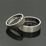 Load image into Gallery viewer, Platinum Diamond Couple Love Bands JL PT 1403
