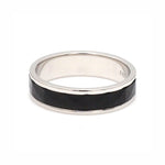 Load image into Gallery viewer, Platinum Couple Unisex Ring with Black Ceramic JL PT 1330
