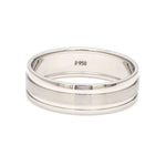 Load image into Gallery viewer, Platinum Couple Rings with Matte Finish &amp; Single Diamond JL PT 629
