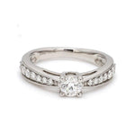 Load image into Gallery viewer, Platinum Couple Rings with Solitaires JL PT 624
