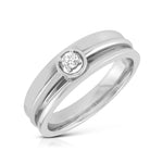 Load image into Gallery viewer, Platinum Couple Rings with Solitaires JL PT 624
