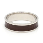 Load image into Gallery viewer, Platinum Couple Unisex Ring with Brown Ceramic JL PT 1329
