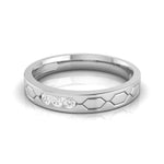 Load image into Gallery viewer, Platinum Diamond Couple Love Bands JL PT CB-3
