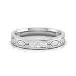 Load image into Gallery viewer, Platinum Diamond Couple Love Bands JL PT CB-3

