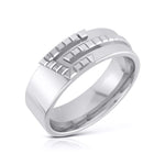 Load image into Gallery viewer, Platinum Diamond Couple Love Bands JL PT CB-6
