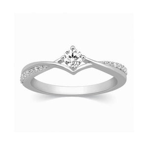 Platinum Diamond Engagement Ring with 15 Pointer JL PT 573