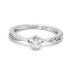 Load image into Gallery viewer, Platinum Diamond Engagement Ring with 15 Pointer JL PT 573
