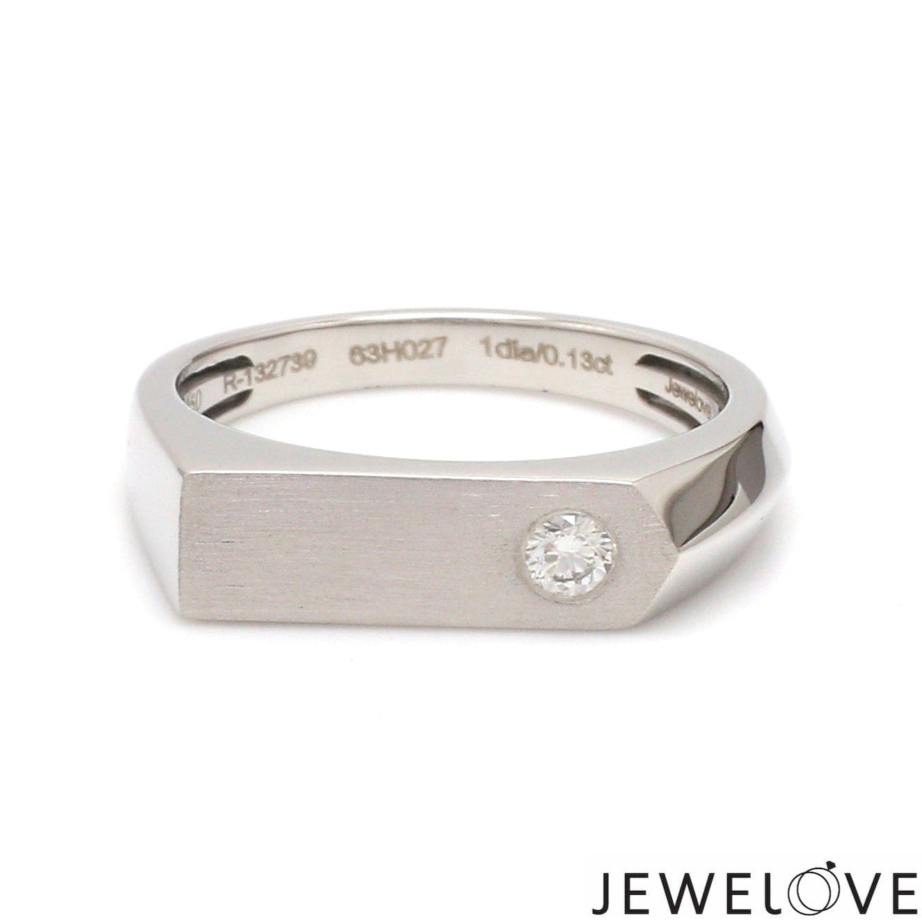 Platinum Diamond Ring for Men JL PT 1353