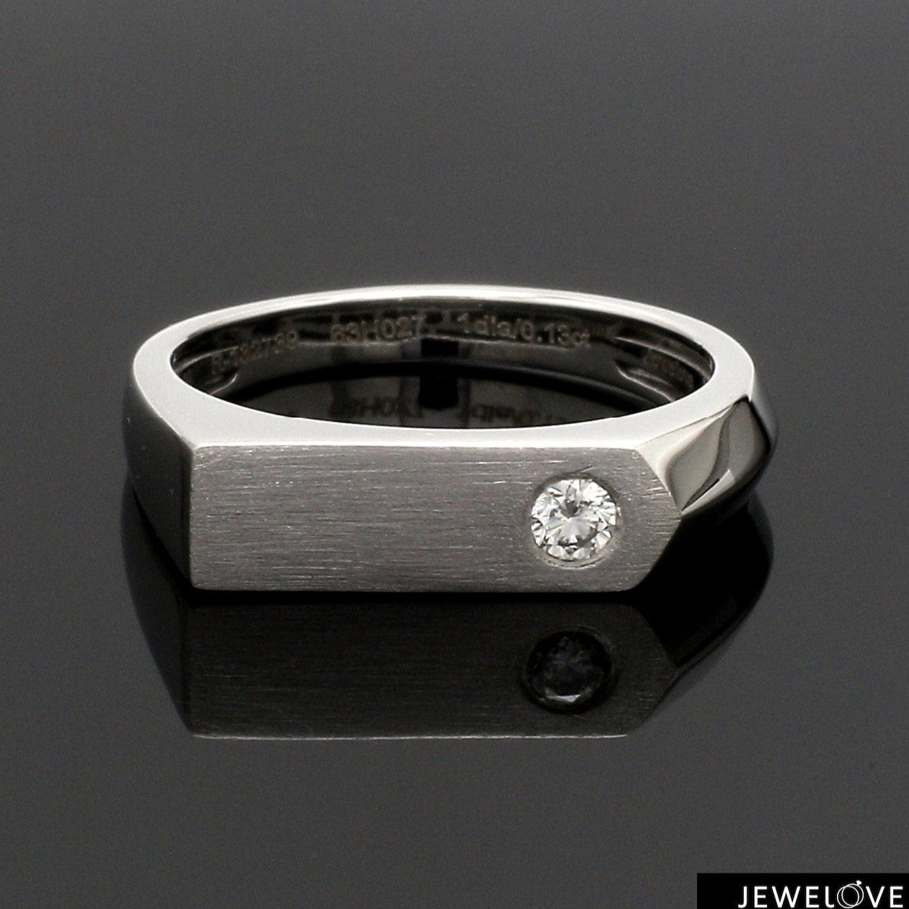 Platinum Diamond Ring for Men JL PT 1353