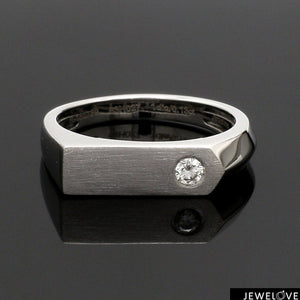 Platinum Diamond Ring for Men JL PT 1353