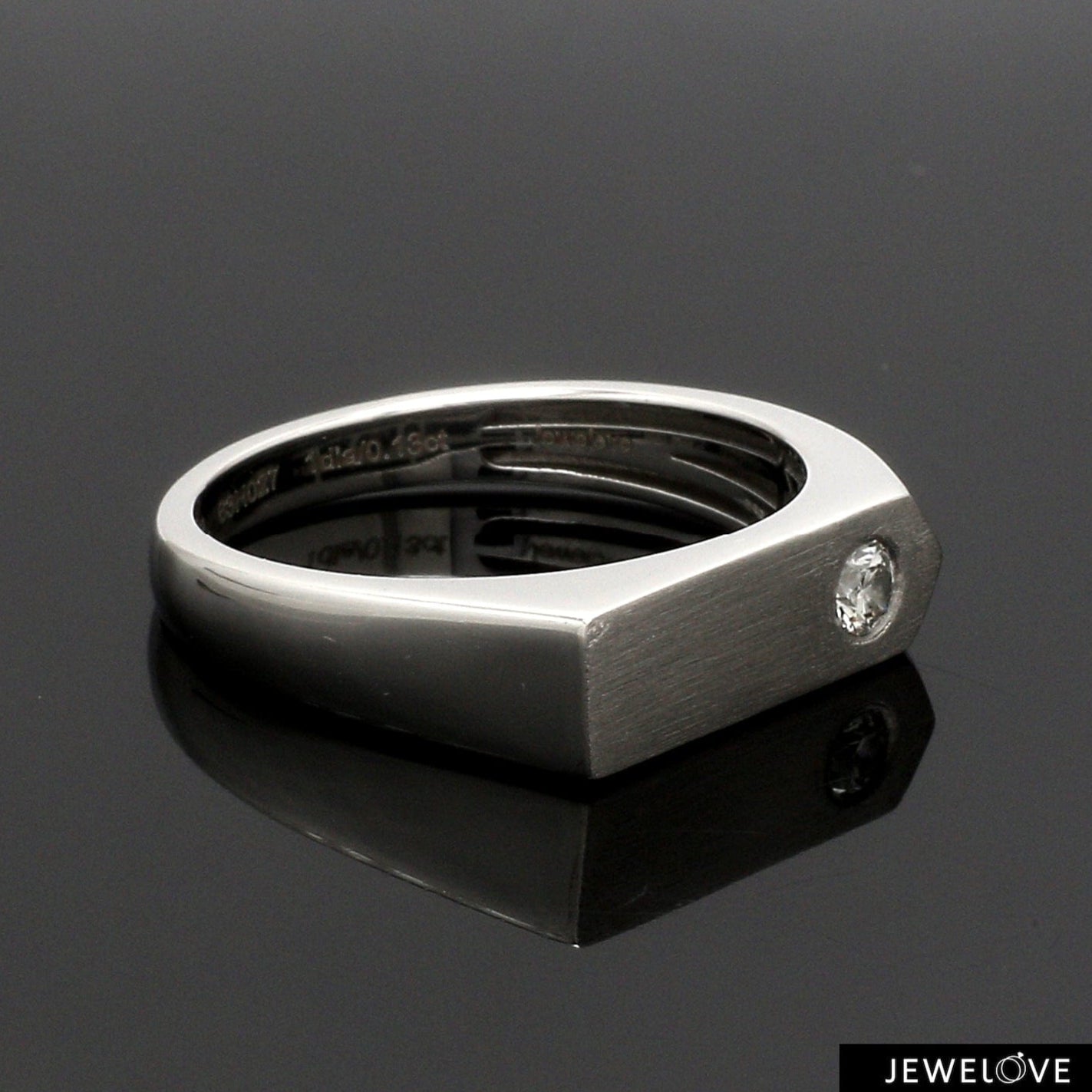 Platinum Diamond Ring for Men JL PT 1353