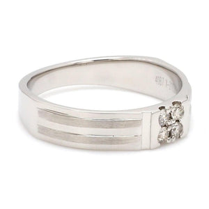 Platinum Diamond Ring for Men JL PT 964