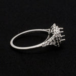 Load image into Gallery viewer, Platinum Double Halo Diamond Split Shank Mounting Ring JL PT 1268-M
