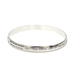 Load image into Gallery viewer, Platinum Engraved Kada for Men JL PTB 1288
