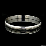 Load image into Gallery viewer, Platinum Engraved Kada for Men JL PTB 1288
