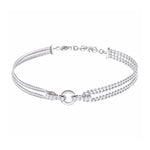 Load image into Gallery viewer, Platinum Evara Indo-Western Diamond Bracelet for Women JL PTB 638
