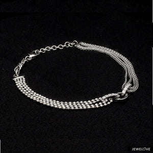 Platinum Evara Indo-Western Diamond Bracelet for Women JL PTB 638