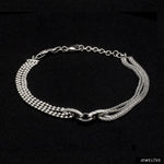 Load image into Gallery viewer, Platinum Evara Indo-Western Diamond Bracelet for Women JL PTB 638
