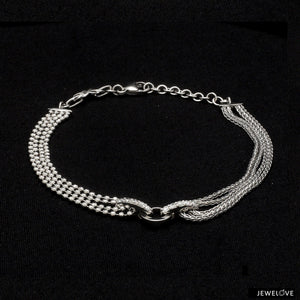 Platinum Evara Indo-Western Diamond Bracelet for Women JL PTB 638
