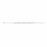 Load image into Gallery viewer, Platinum Evara | Rose Gold Bracelet for Women JL PTB 826
