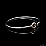 Load image into Gallery viewer, Platinum Evara | Rose Gold Heart Key Bracelet for Women JL PTB 1304
