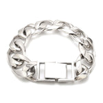 Load image into Gallery viewer, Platinum Heavy Bracelet for Men JL PTB 1183-A
