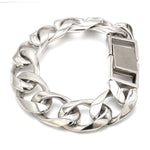 Load image into Gallery viewer, Platinum Heavy Bracelet for Men JL PTB 1183-A
