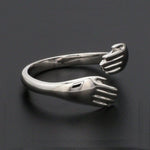 Load image into Gallery viewer, Platinum Hug Unisex Ring JL PT 938
