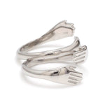 Load image into Gallery viewer, Platinum Hug Unisex Ring JL PT 938
